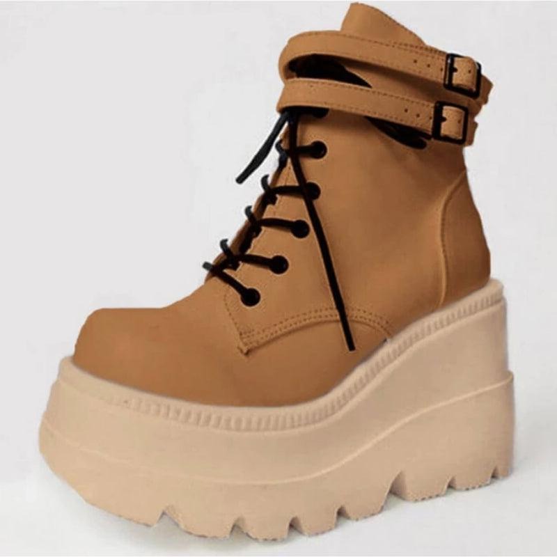 Bota Coturno Tratorado Feminino Modelo ARABELLA