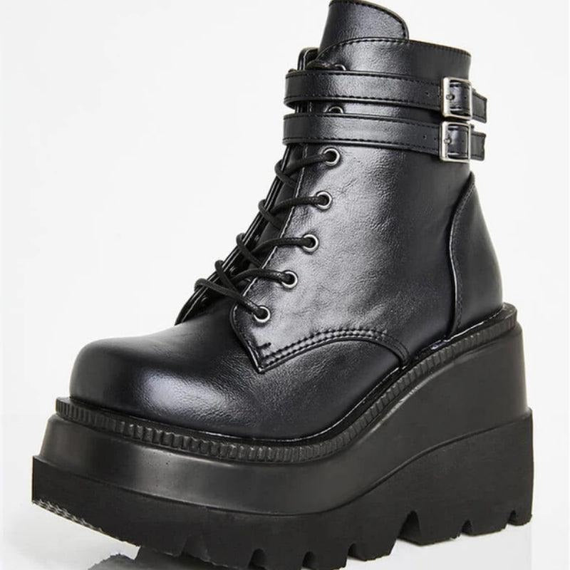 Bota Coturno Tratorado Feminino Modelo ARABELLA