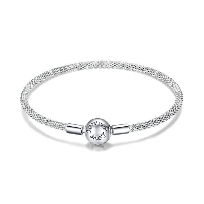 Pulseira Prata 925 Mulheres Fashion