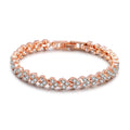 Pulseira Feminina de Cristal Moda e Estilo Romano