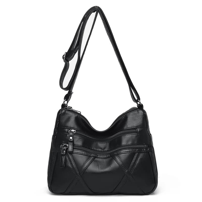 Bolsa de Couro Macio Crossbody para Mulheres