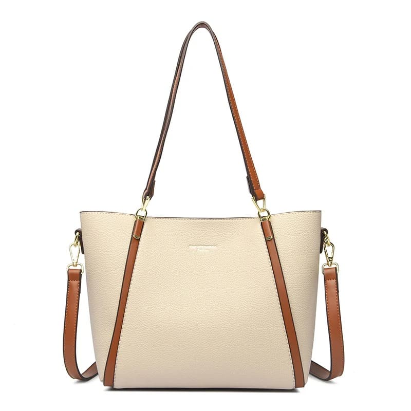 Bolsa de Couro Vintage Casual Crossbody