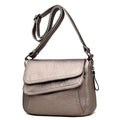 Bolsa de Couro Crossbody Alta Qualidade